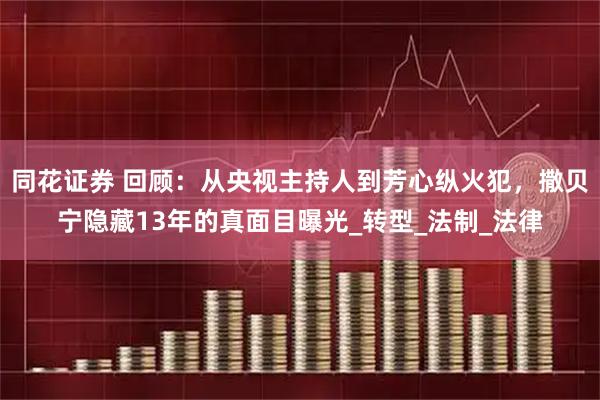 同花证券 回顾：从央视主持人到芳心纵火犯，撒贝宁隐藏13年的真面目曝光_转型_法制_法律