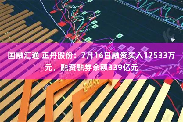 国融汇通 正丹股份：7月16日融资买入17533万元，融资融券余额339亿元