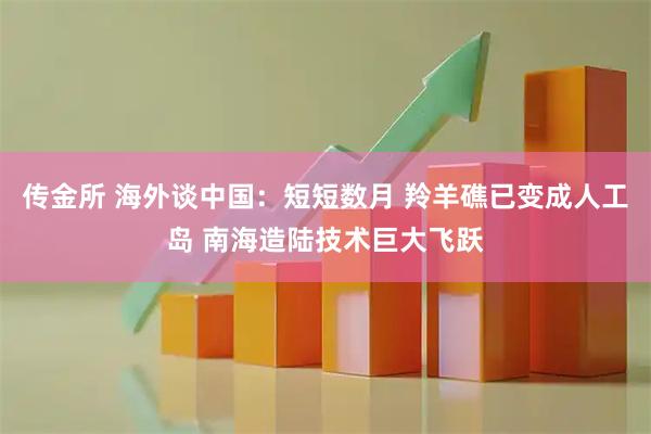 传金所 海外谈中国：短短数月 羚羊礁已变成人工岛 南海造陆技术巨大飞跃